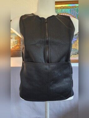 Black 2XL Neoprene Blend Jacket - Zipper Front